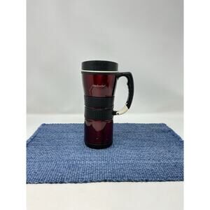 Rare Starbucks 2005 Stainless Berry Red Extreme Tumbler, 16 oz.